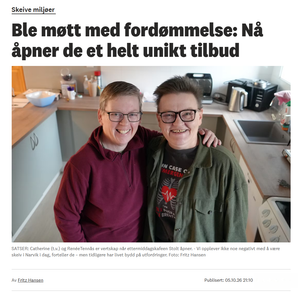 fremover skriver om STOLT