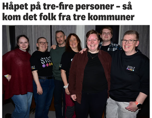 Da er vi i gang!